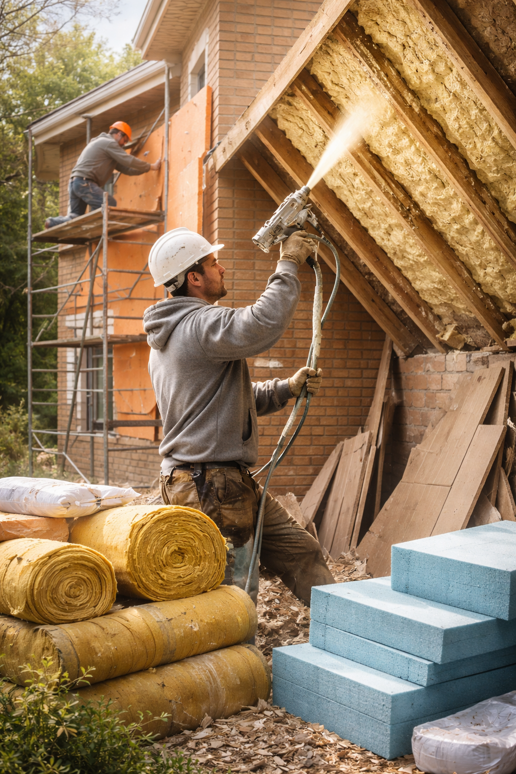 Утепление домов в Кыштыме под ключ от 4362 руб/м2 | Профессионально — ТепломастерКшт