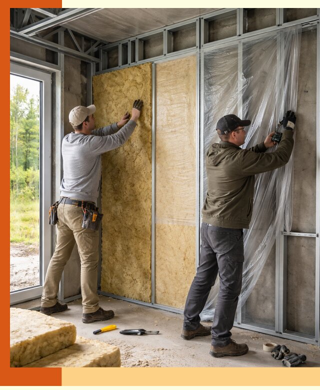 Утепление дома из ЛСТК в Кыштыме с гарантией качества и эффективности