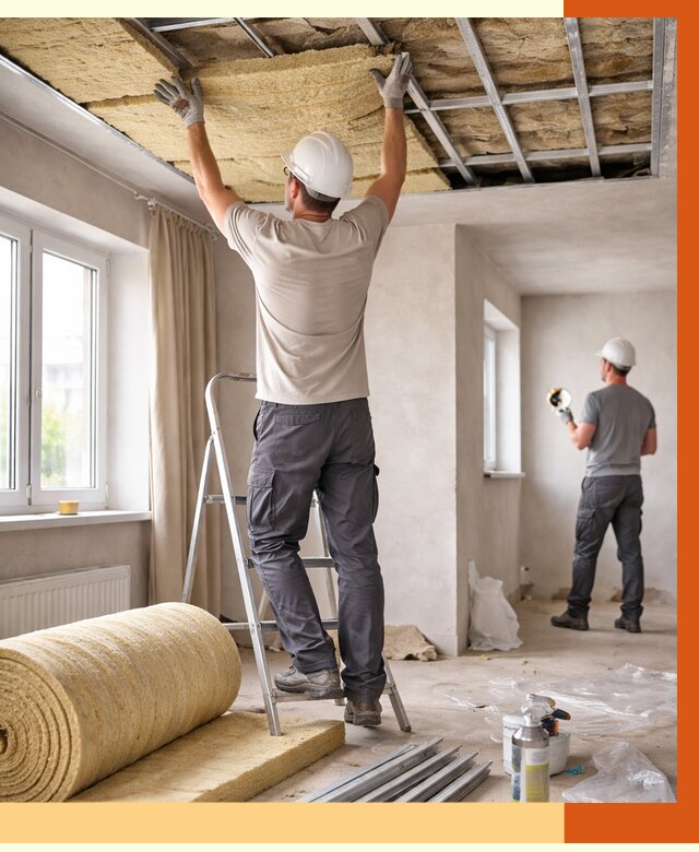 Утепление потолка в частном доме в Кыштыме от 987 руб./м² — работы под ключ | ТепломастерКшт