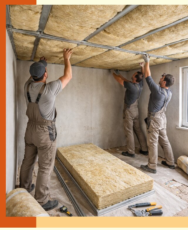 Утепление потолка в Кыштыме — тепло и без сквозняков