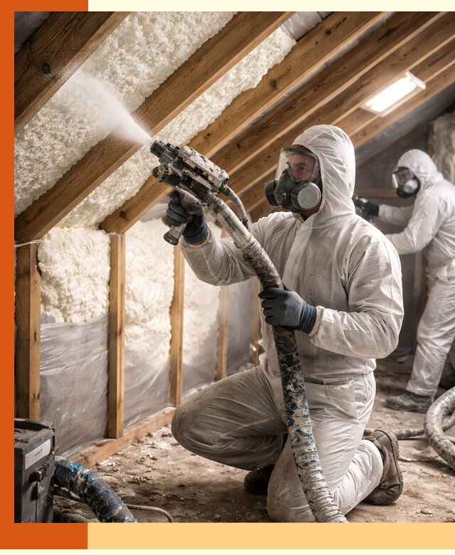 Утепление чердака пенополиуретаном (ППУ) в Кыштыме