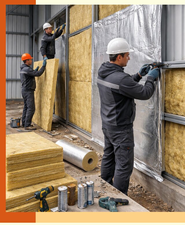 Утепление металлического ангара профессионально в Кыштыме