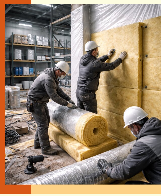 Утепление склада химсырья в Кыштыме: безопасная и эффективная изоляция