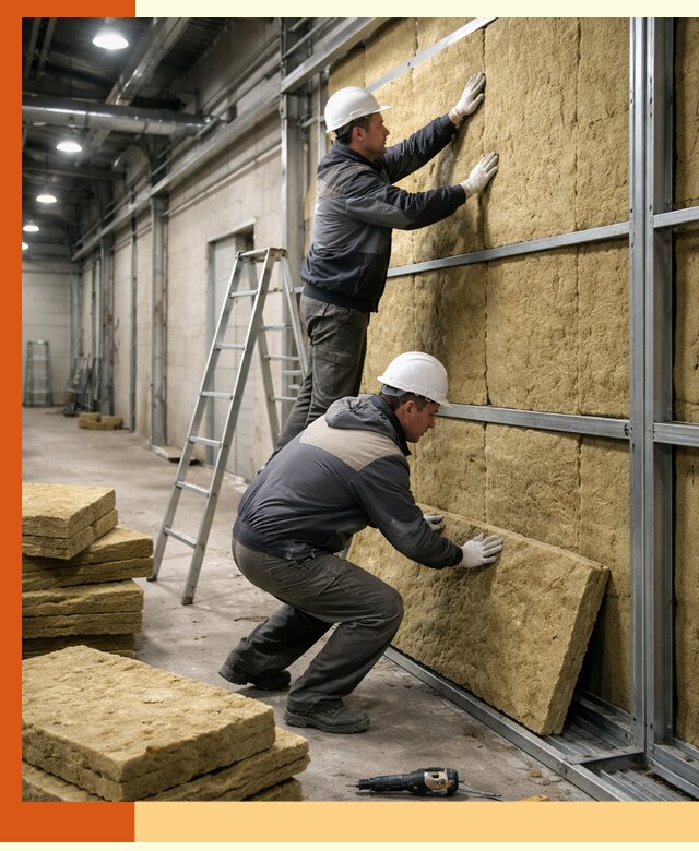 Утепление цеха под ключ в Кыштыме с гарантией качества