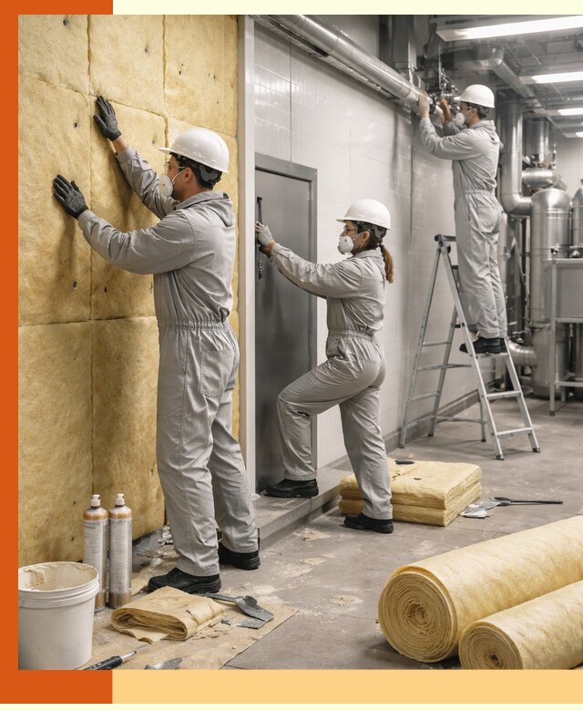 Утепление пищевого цеха под ключ в Кыштыме