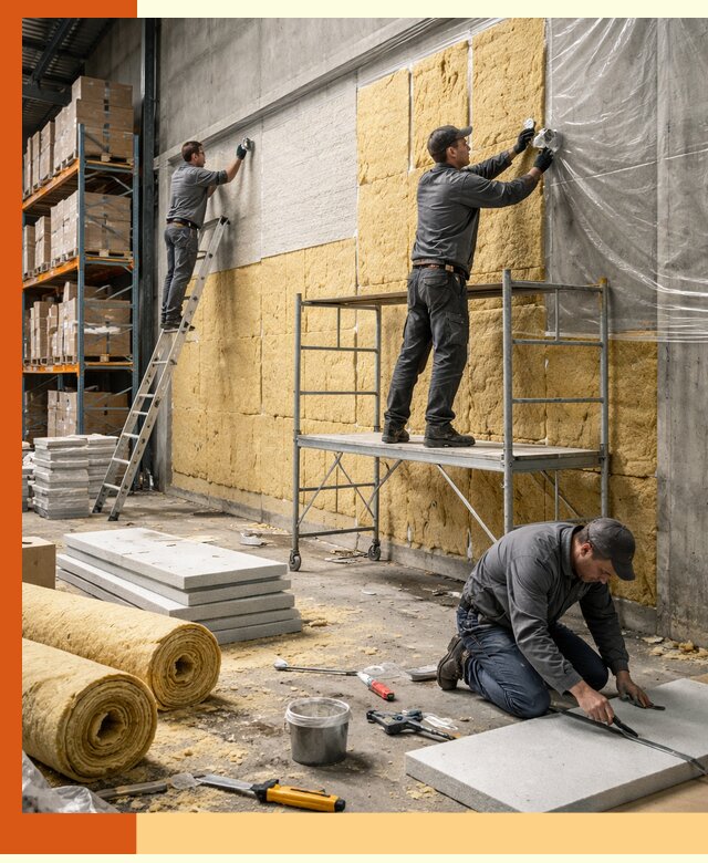 Утепление холодного склада под ключ в Кыштыме