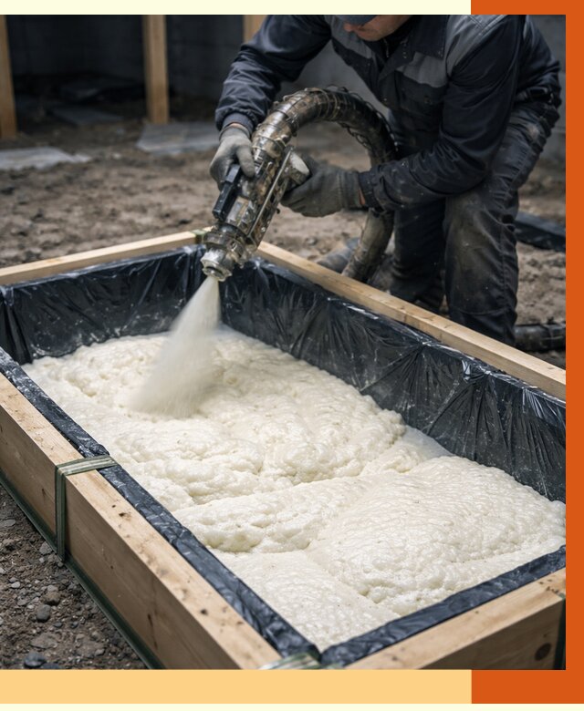 Заливка ППУ в формы в Кыштыме от 2597 руб. — утепление форм под ключ | ТепломастерКшт