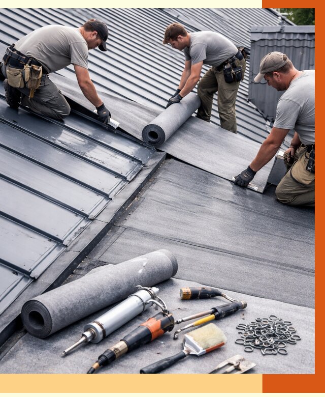 Гидроизоляция металлической кровли полимочевиной в Кыштыме от 8828 руб. | ТепломастерКшт