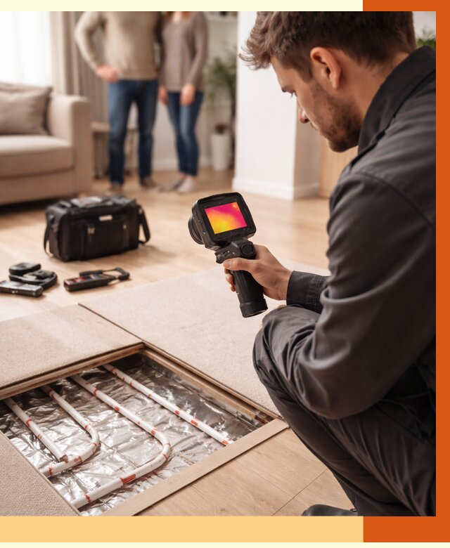 Тепловизионное обследование теплого пола в Кыштыме от 4674 руб. — ТепломастерКшт